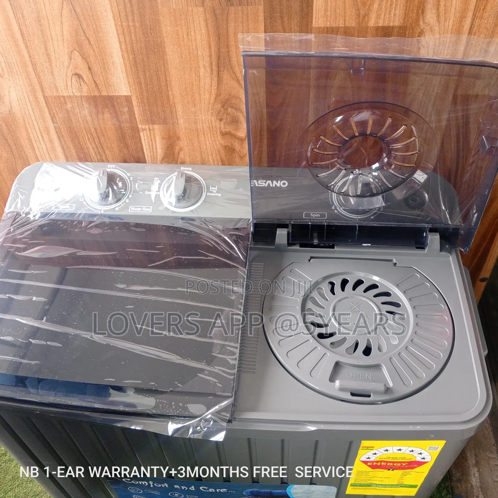 Real Wash 8kg Washing Machine Energy Washing Machine
