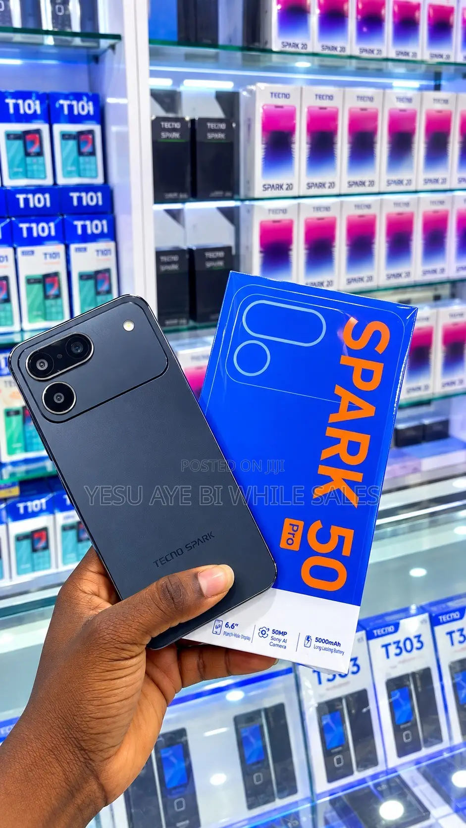 New Tecno Spark 50 Pro 256 GB Black