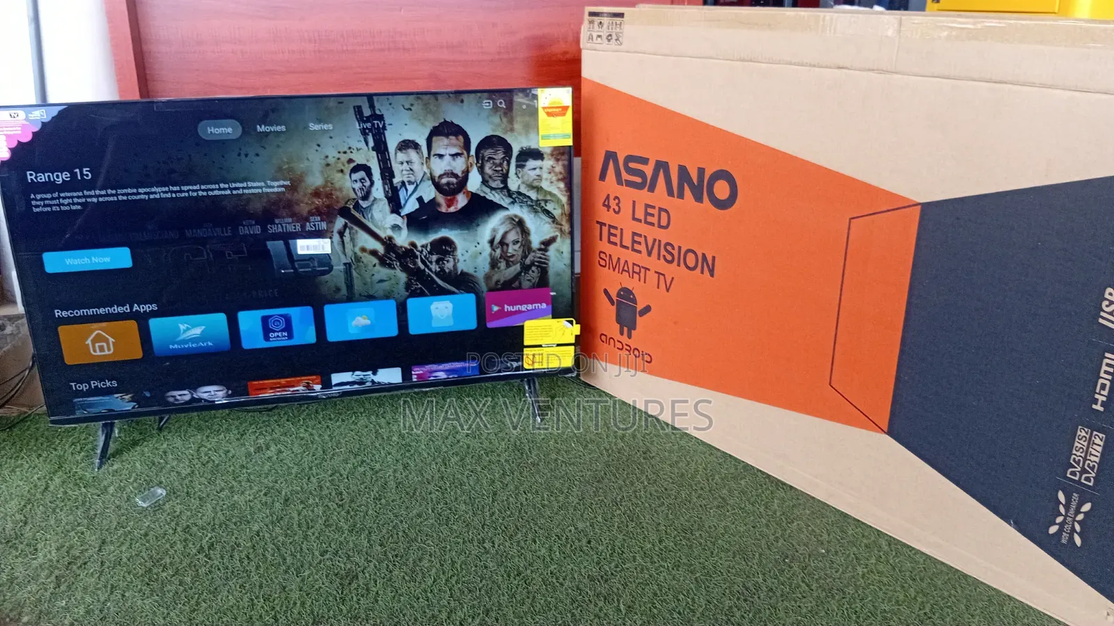 Asano 43-Inch Smart TV – Big Screen, Smart Entertainment 43-Inch