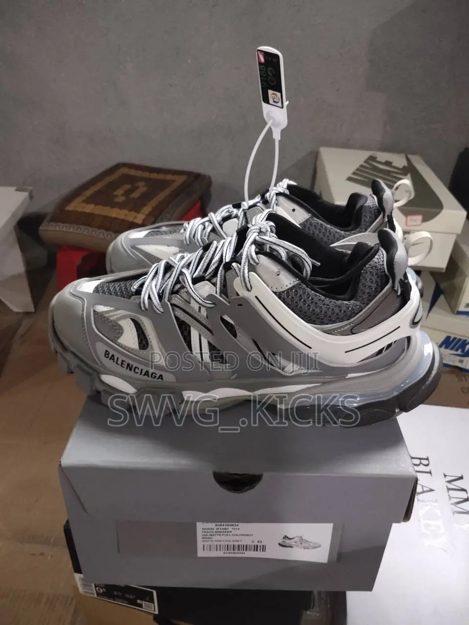 Balenciaga Track Grey White