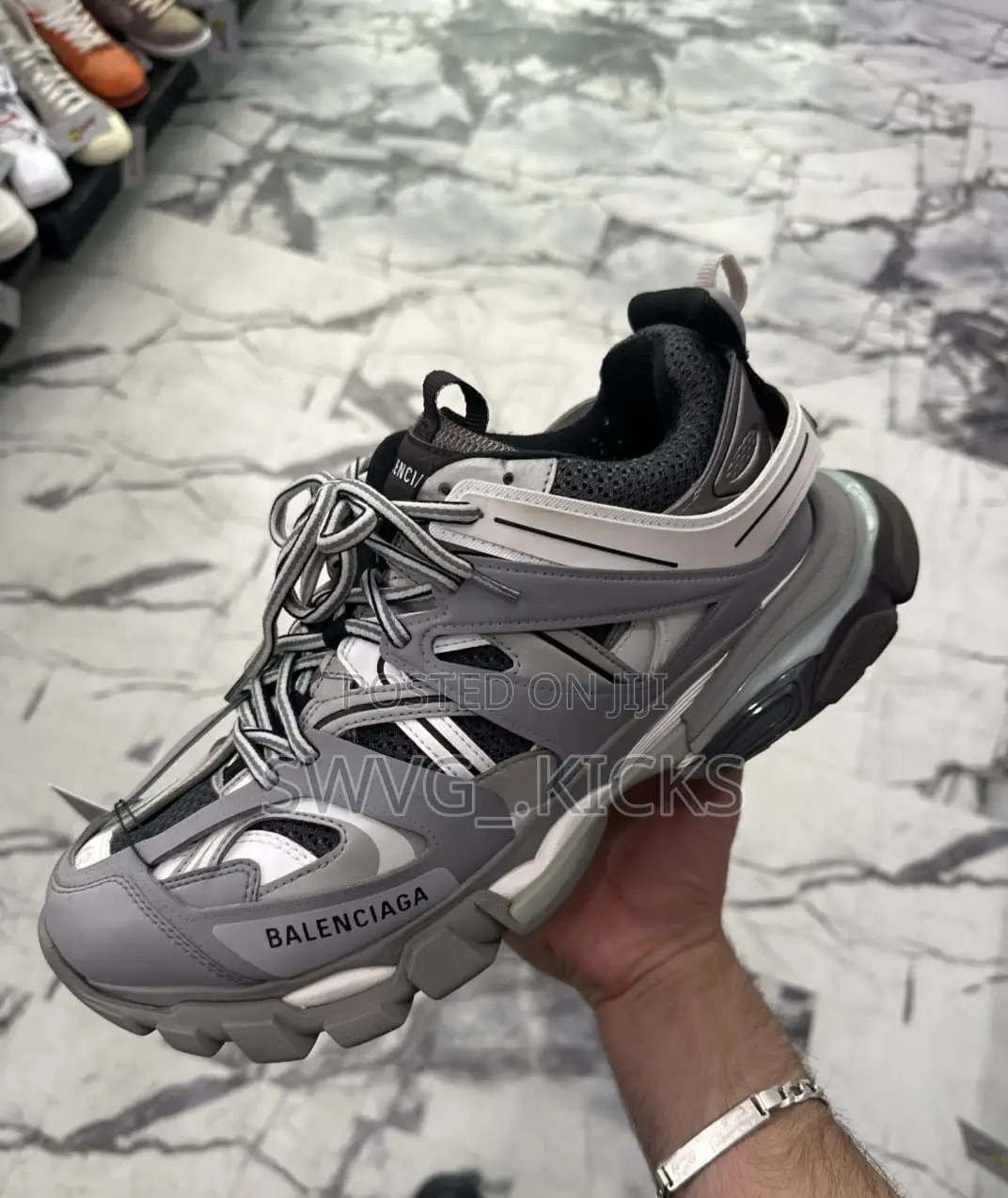 Balenciaga Track Grey White