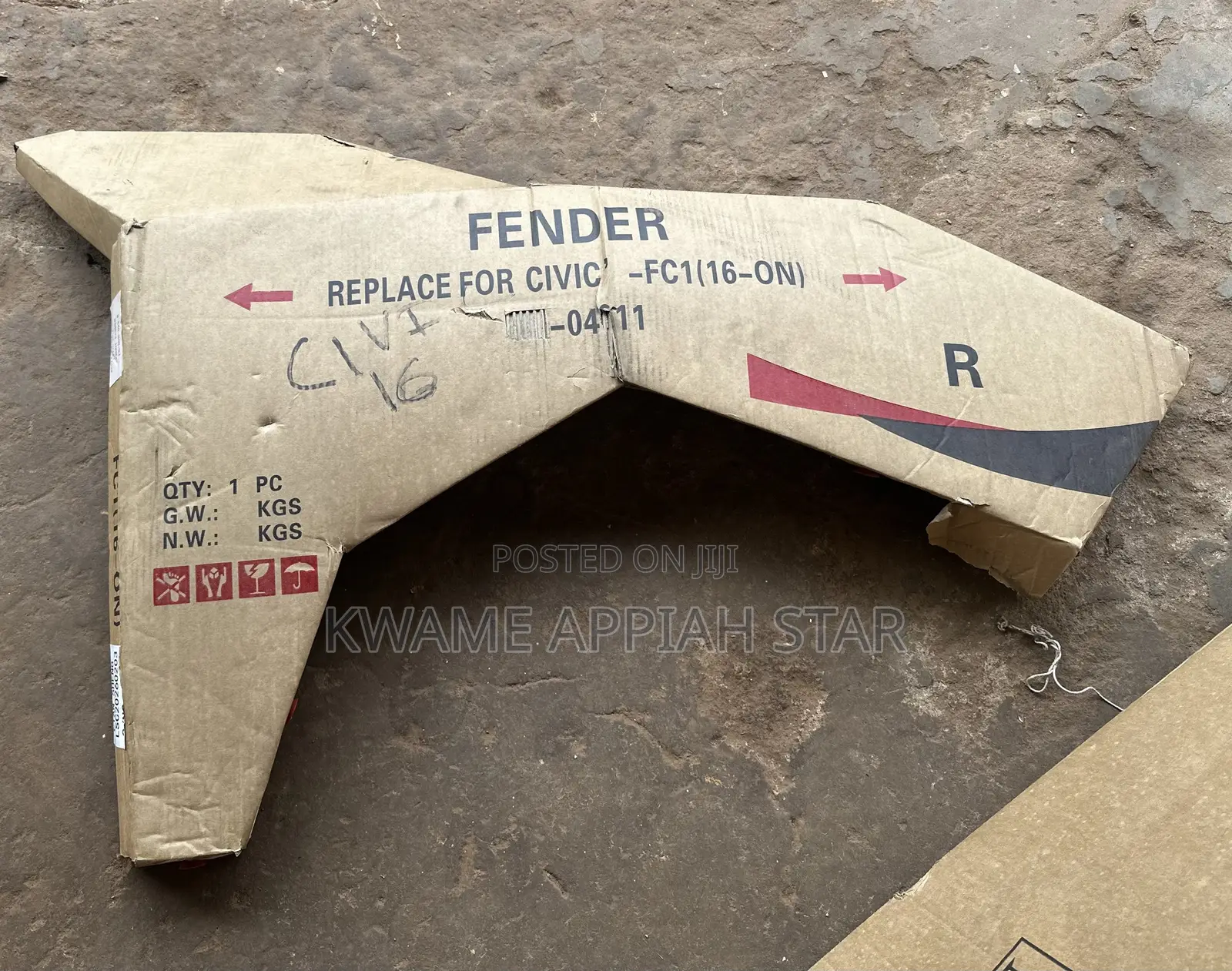 Honda Civic Front Fender 2016,2017,2018,2019,2020,2021