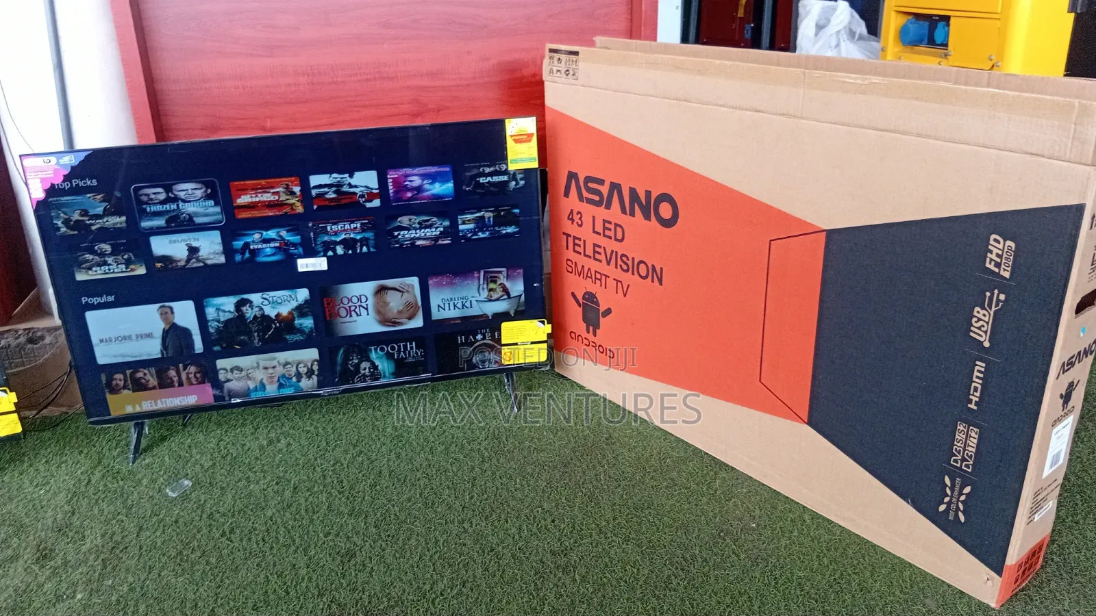 Asano 43-Inch Smart TV – Clear Picture Modern Design 43-Inch
