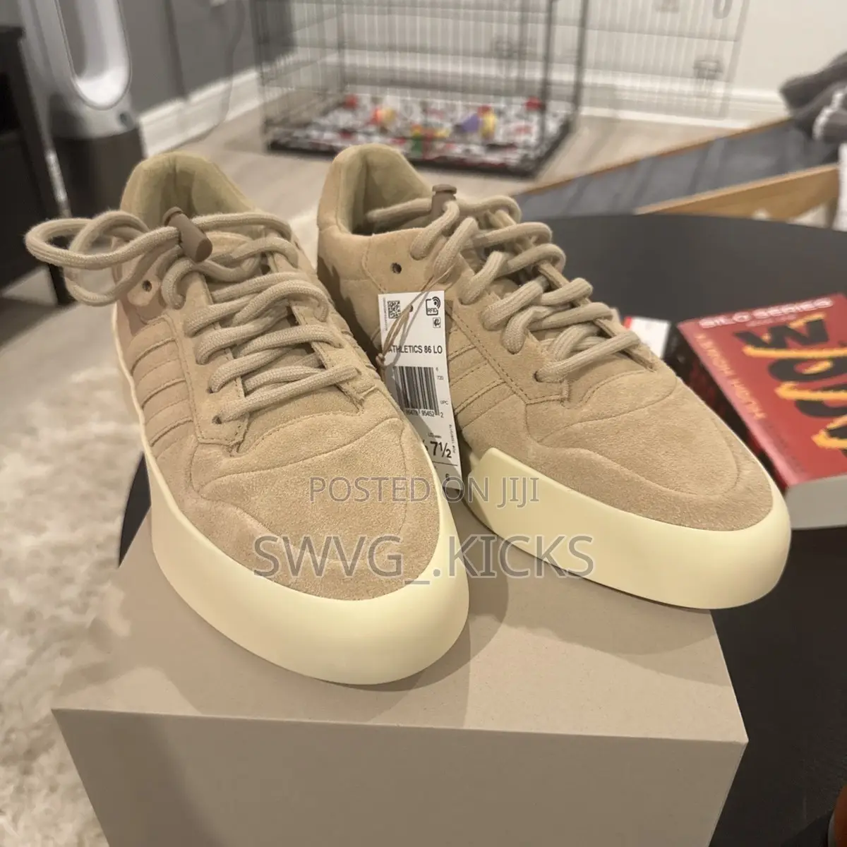 Adidas X Fear of God Athletics 86 Low Clay Brown Sand Beige Tan