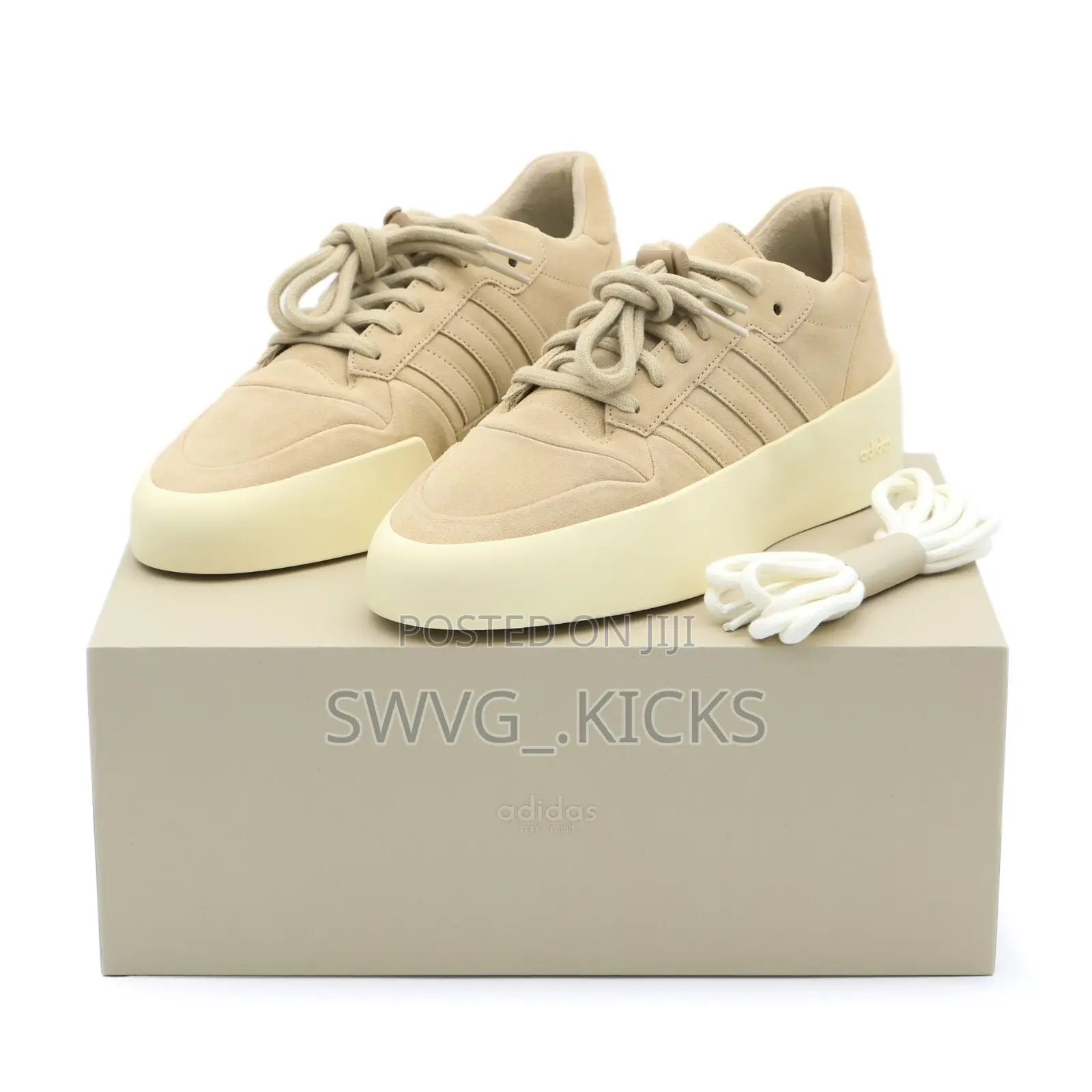 Adidas X Fear of God Athletics 86 Low Clay Brown Sand Beige Tan