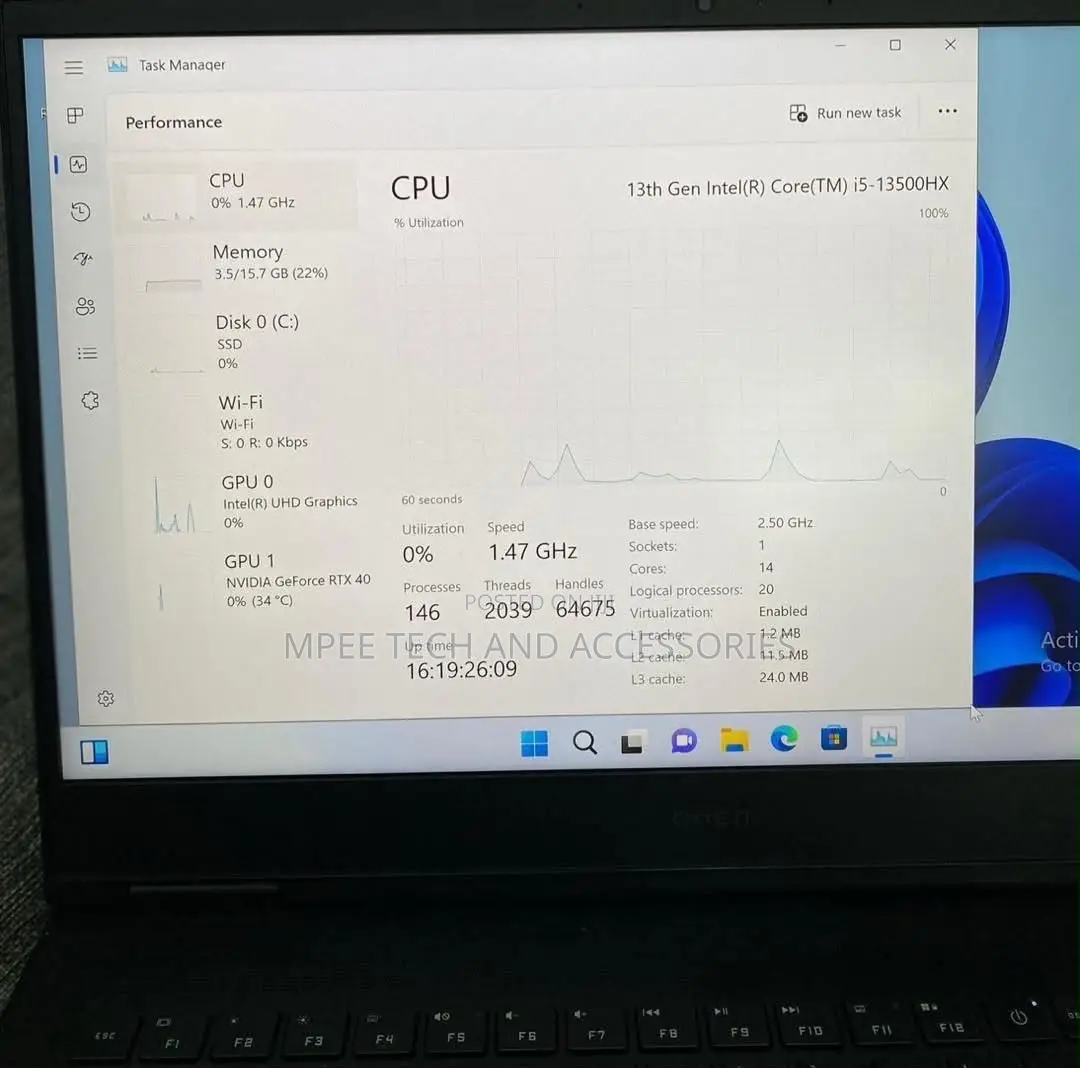 Laptop HP Omen 16 16GB Intel Core i5 HDD+SSD 512GB