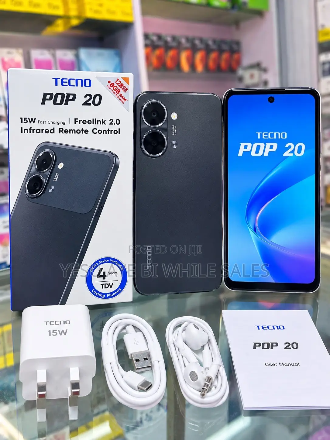 New Tecno Pop 20 128 GB