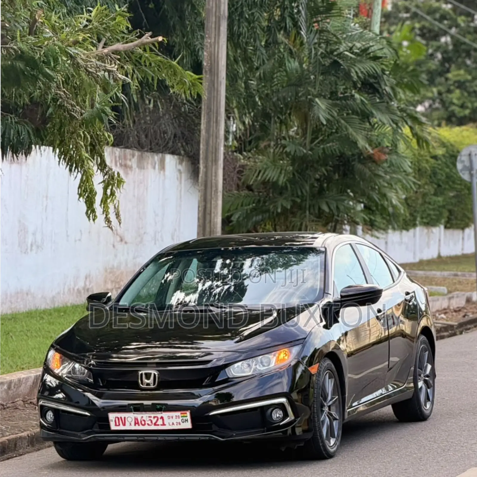 Honda Civic EX-L Sedan 2019 Black