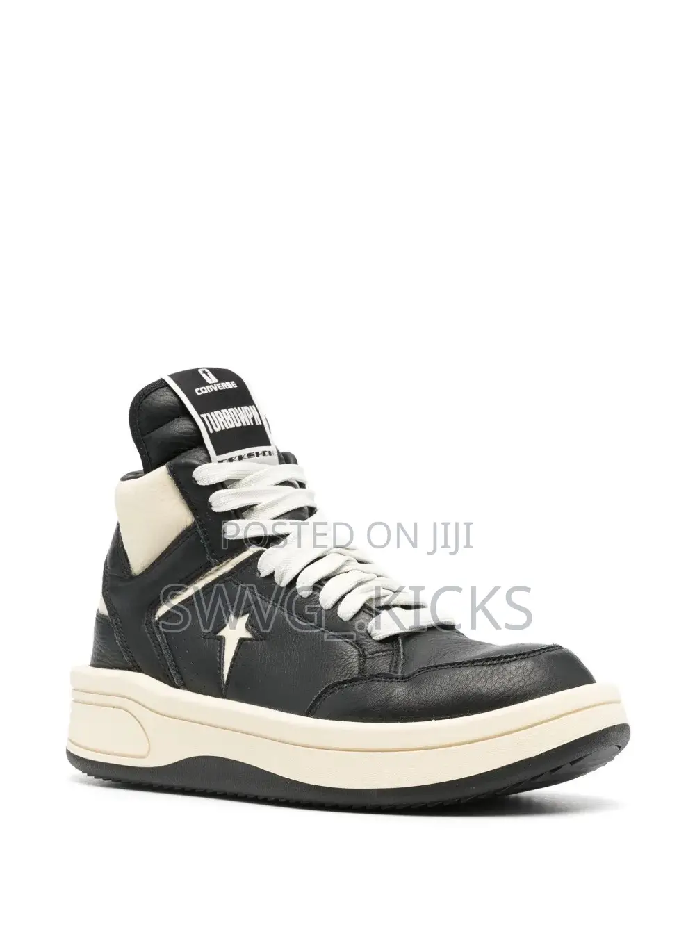 Converse X Rick Owens DRKSHDW TURBOWPN Black Cream