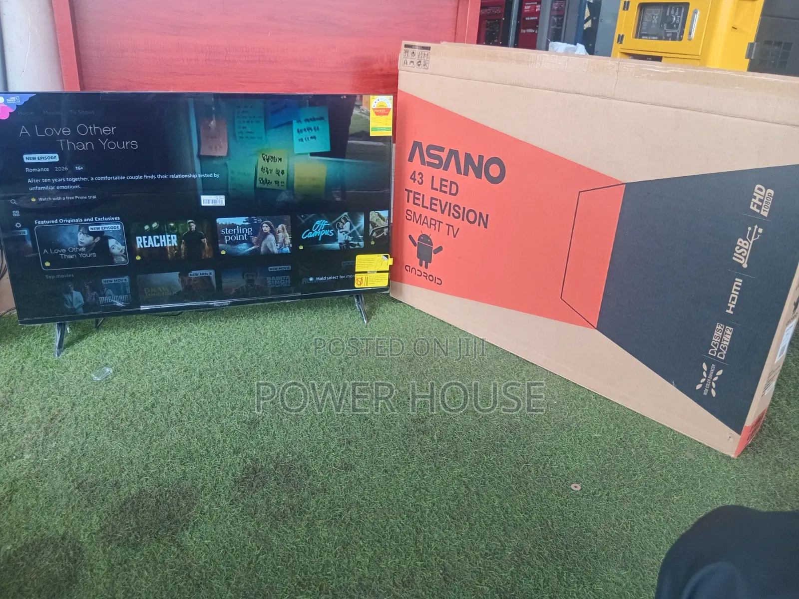 Asano 43” Smart LED TV Stylish Design, Picture Smart Entertainment