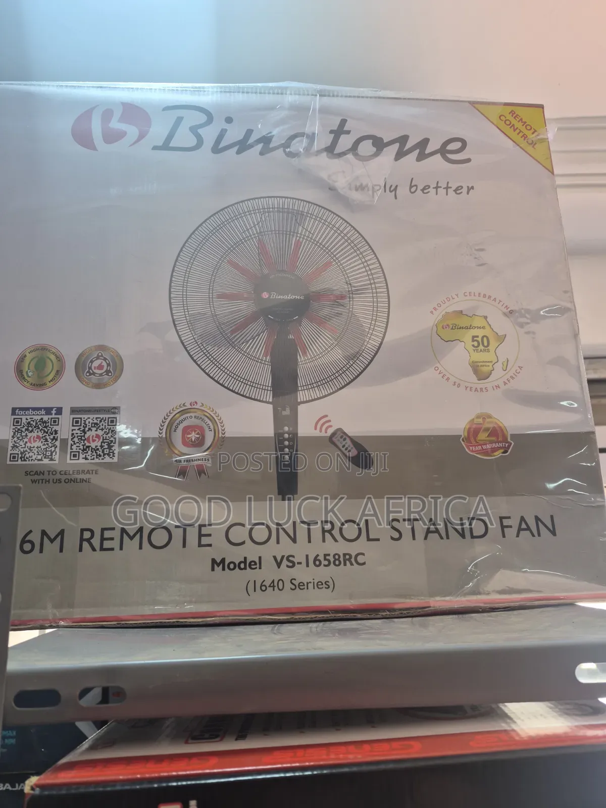 Binatone 16inch Standing Fan Remote Control