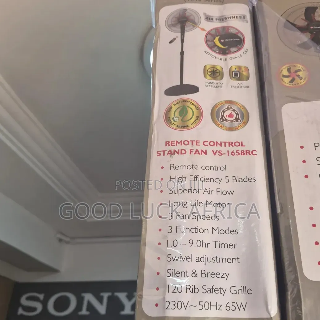 Binatone 16inch Standing Fan Remote Control