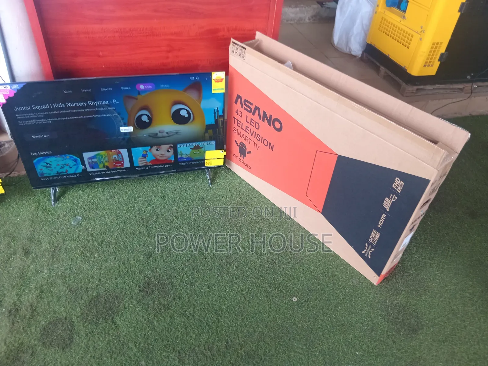 Asano 43” Smart TV – Excellent Display Quality Modern Smart Features