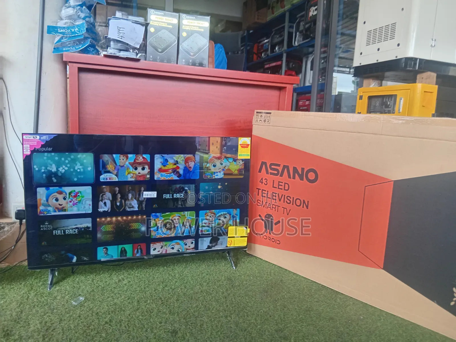 Asano 43” Smart LED TV – Excellent Quality, Modern Look Affordable