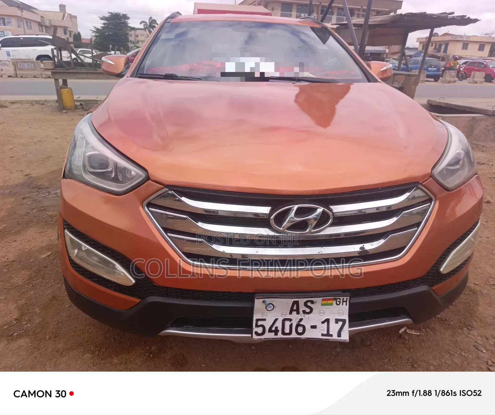 Hyundai Santa Fe 2014 Orange
