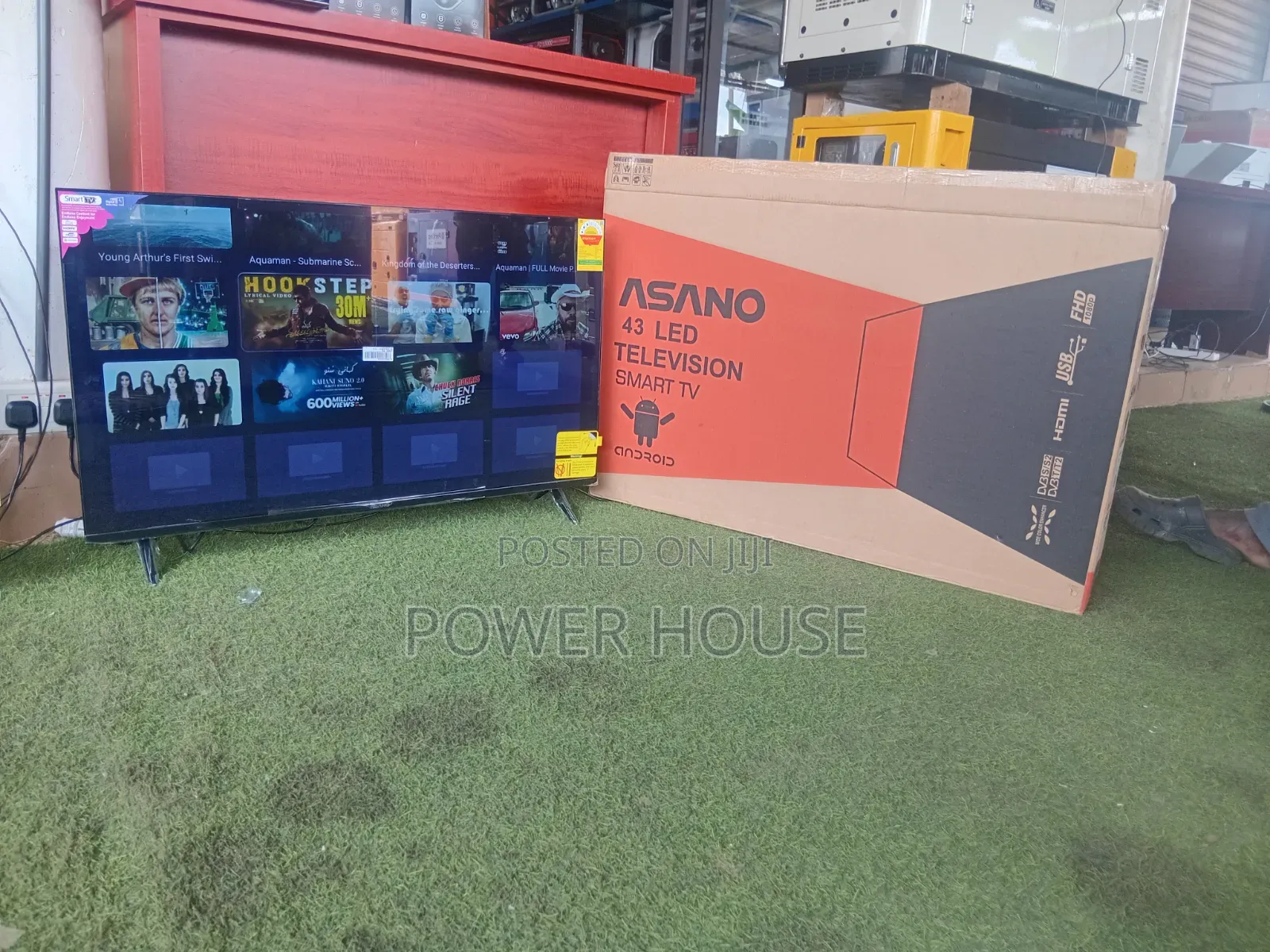 Asano 43 Inch Smart Television – Super Clear Display Modern Smart