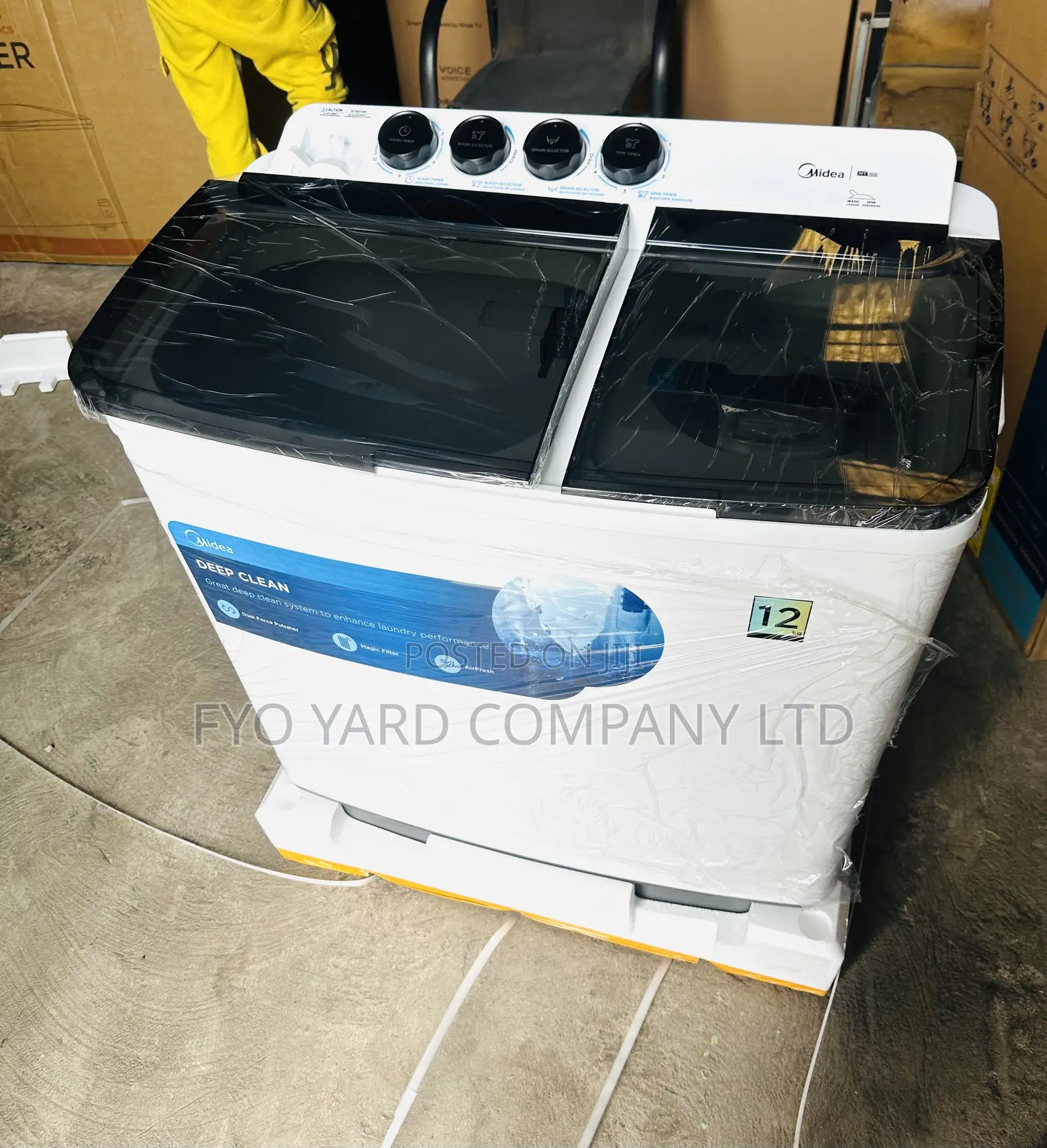 Unique Made Midea Twin Top 12kg Washing Machine