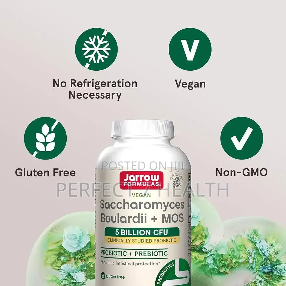 Probiotic Saccharomyces Boulardii + MOS, Gut Health, 90 Veggie Caps