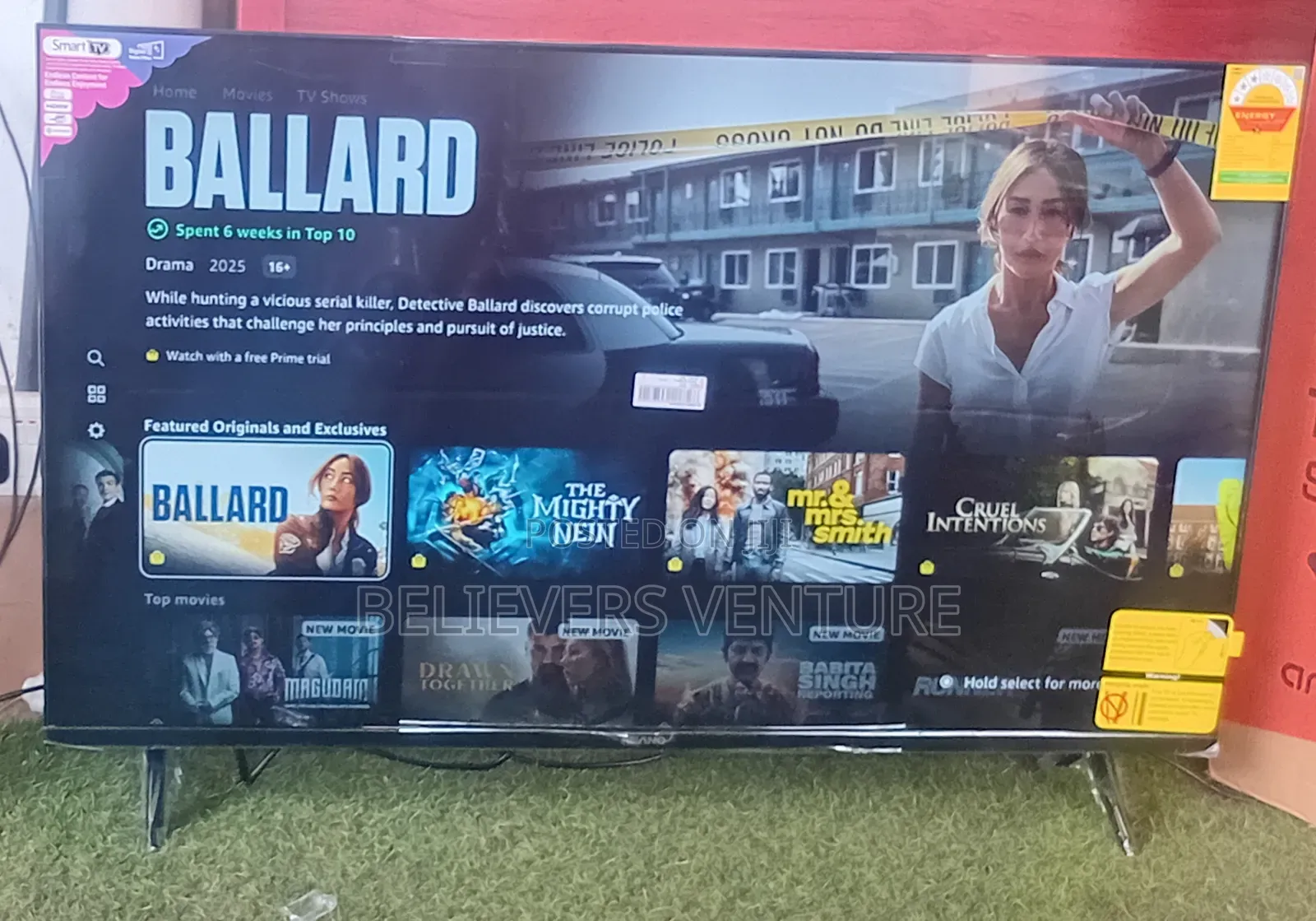 Asano 43-Inch Smart LED TV – Modern Design, Powerful Performance