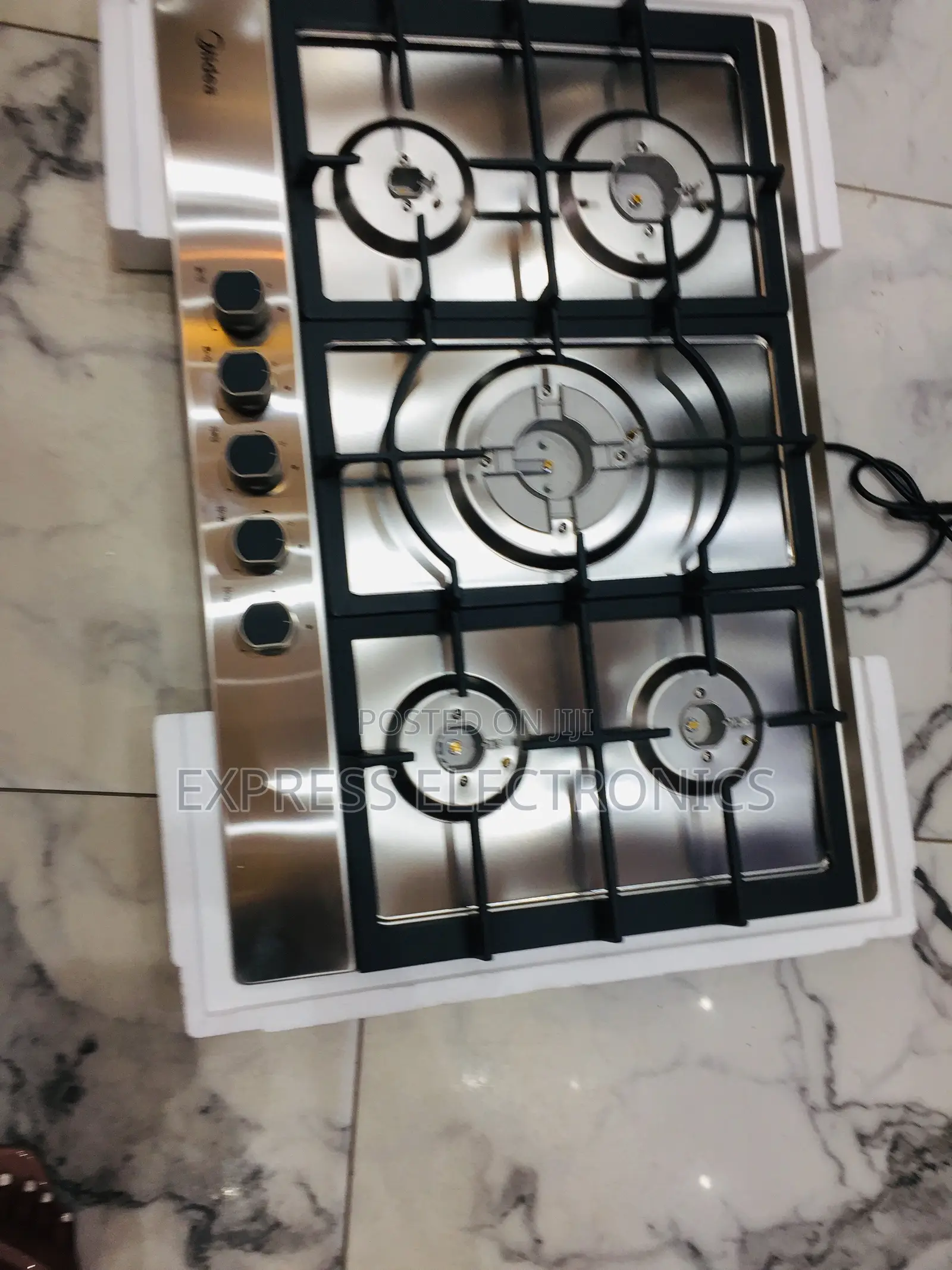 Kenwood 5Gas Built-in Burner 90cm Wide Stainless Steel