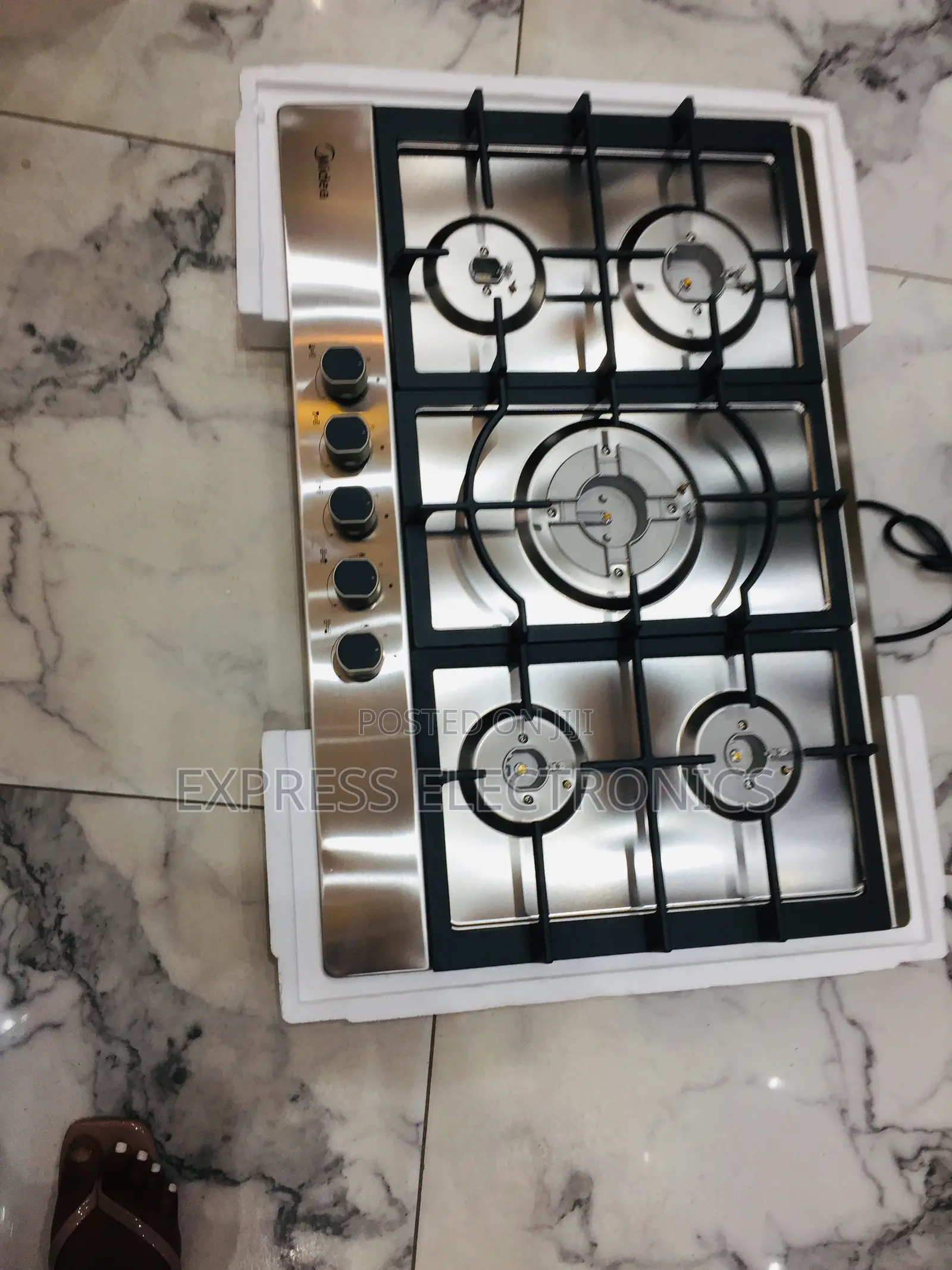 Kenwood 5Gas Built-in Burner 90cm Wide Stainless Steel