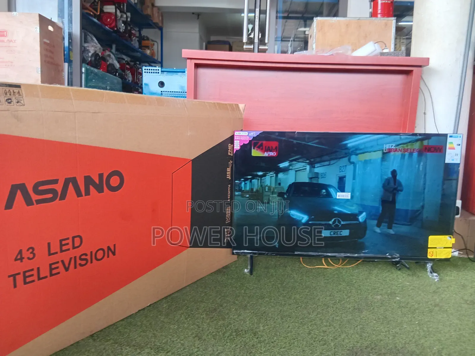 Asano 43 Inch Big Screen TV – Sharp Digital Picture Stylish Modern