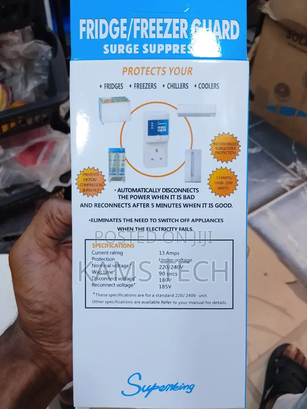 Frigde/ Freezer Guard Surge Suppressor