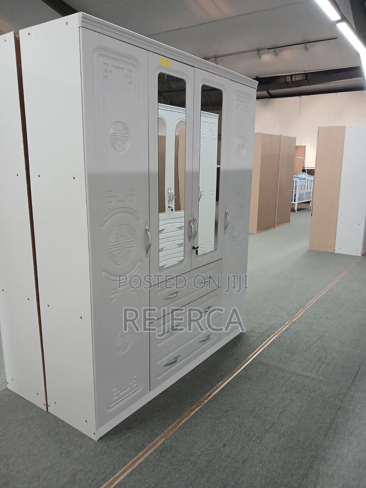 4 Door Wooden Wardrobe
