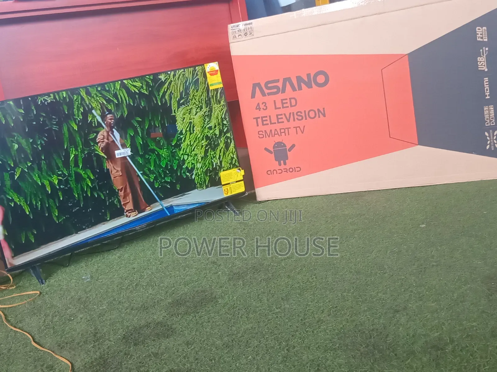 Asano 43-Inch Smart Television – Stunning Display, Smart Entertainment