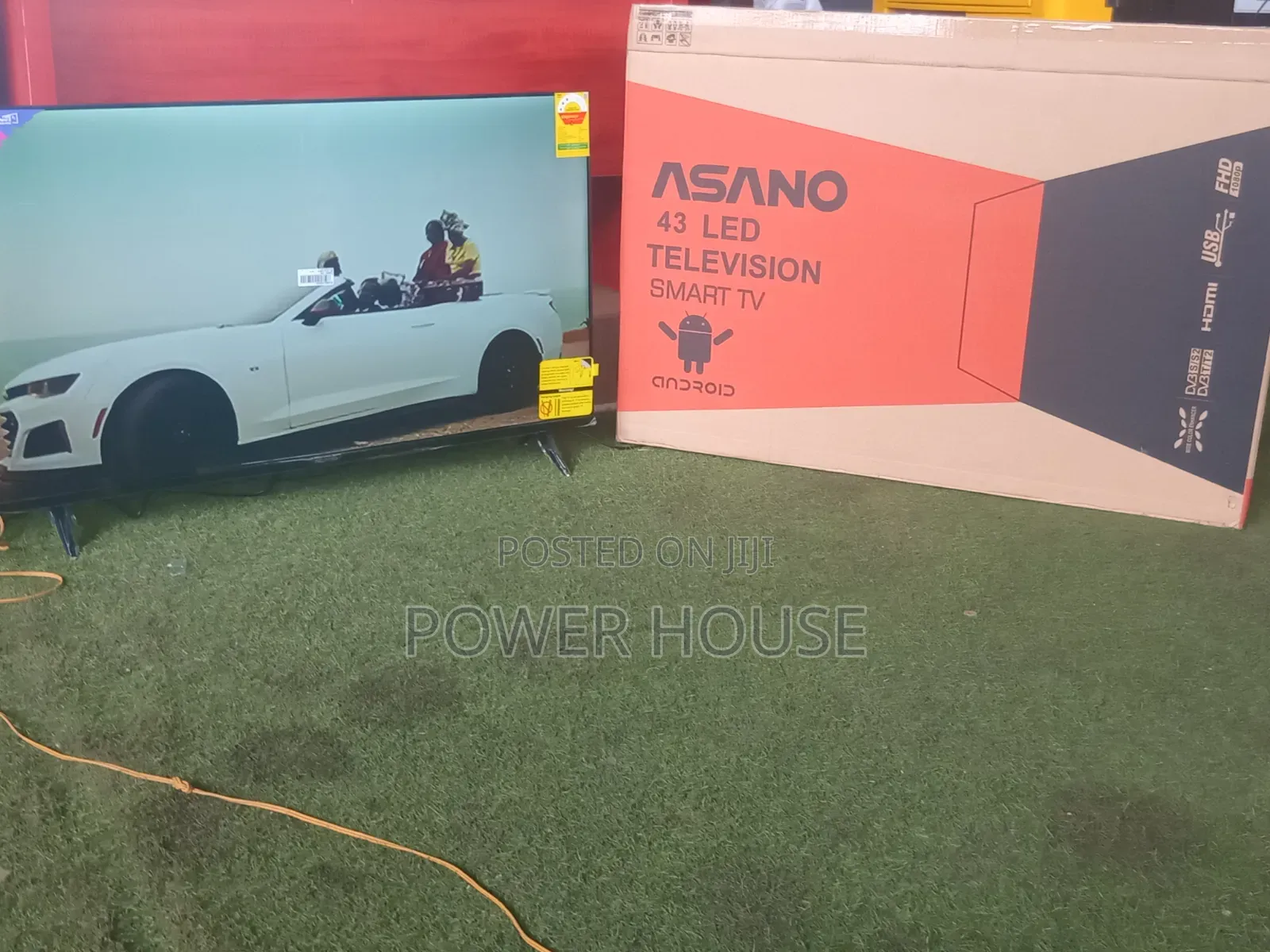 Asano 43-Inch Smart Television – Stunning Display, Smart Entertainment