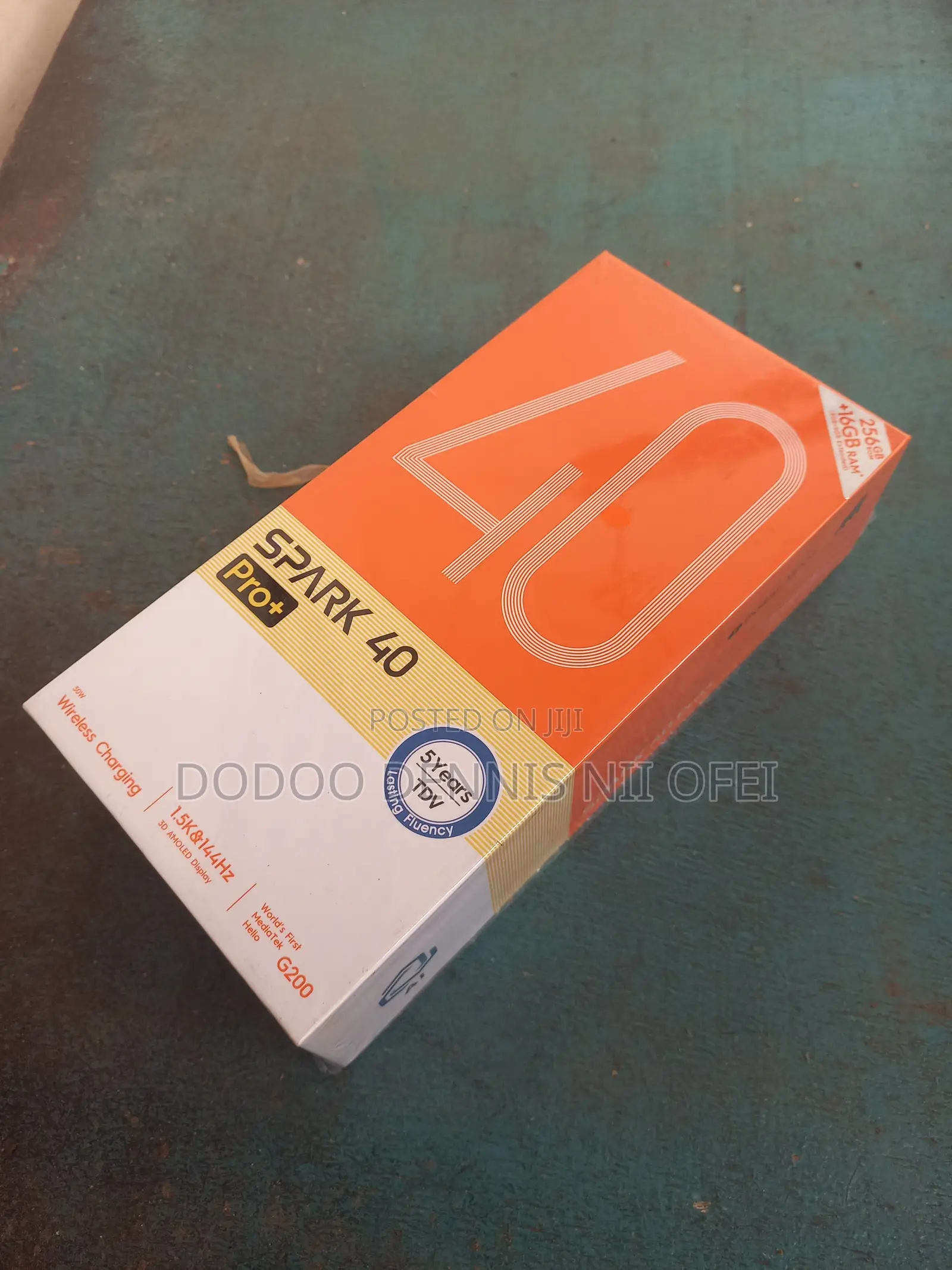 New Tecno Spark 40 Pro+ 256 GB Black