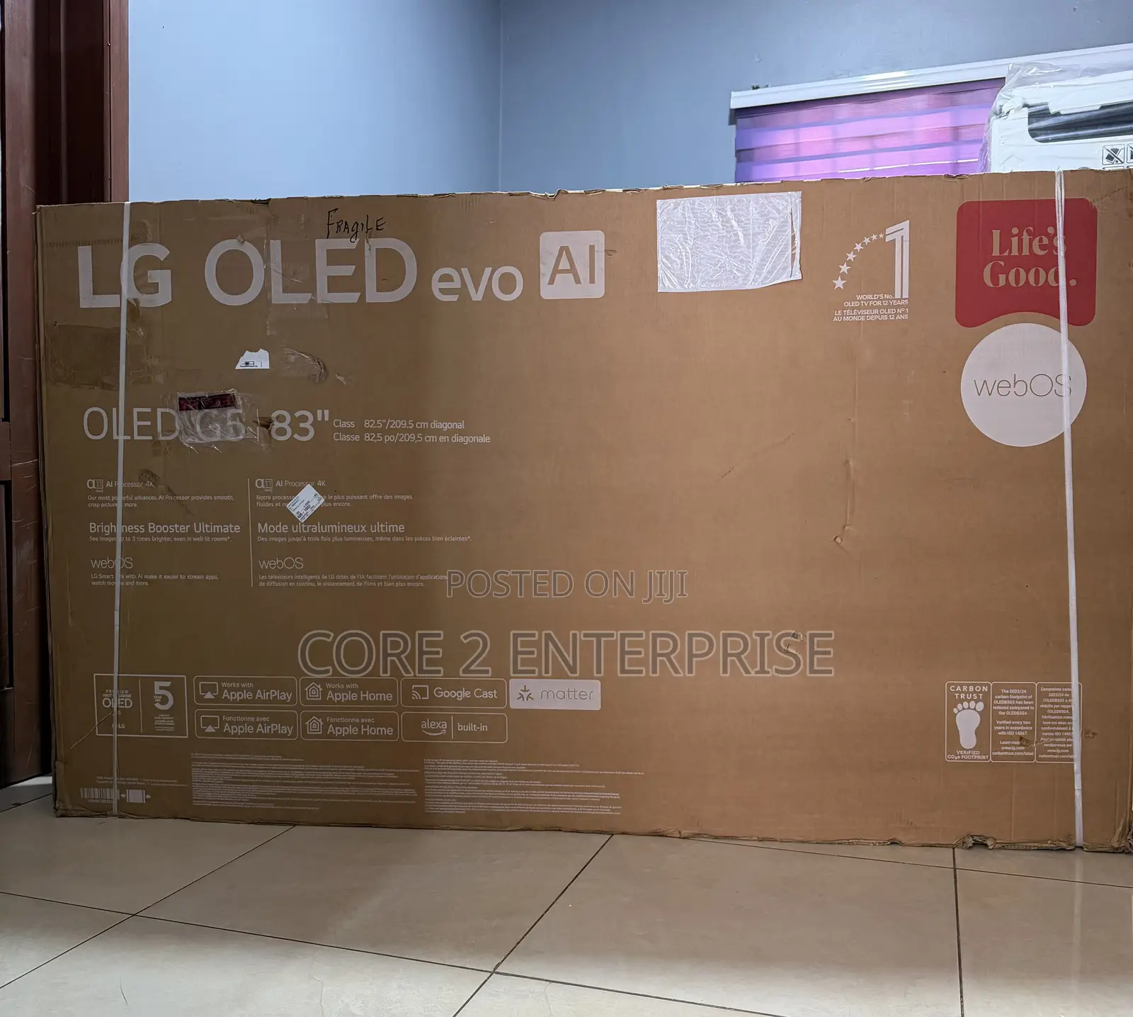 LG Oled Evo Ai G5 83” Smart Oled TV Brand New Sealed