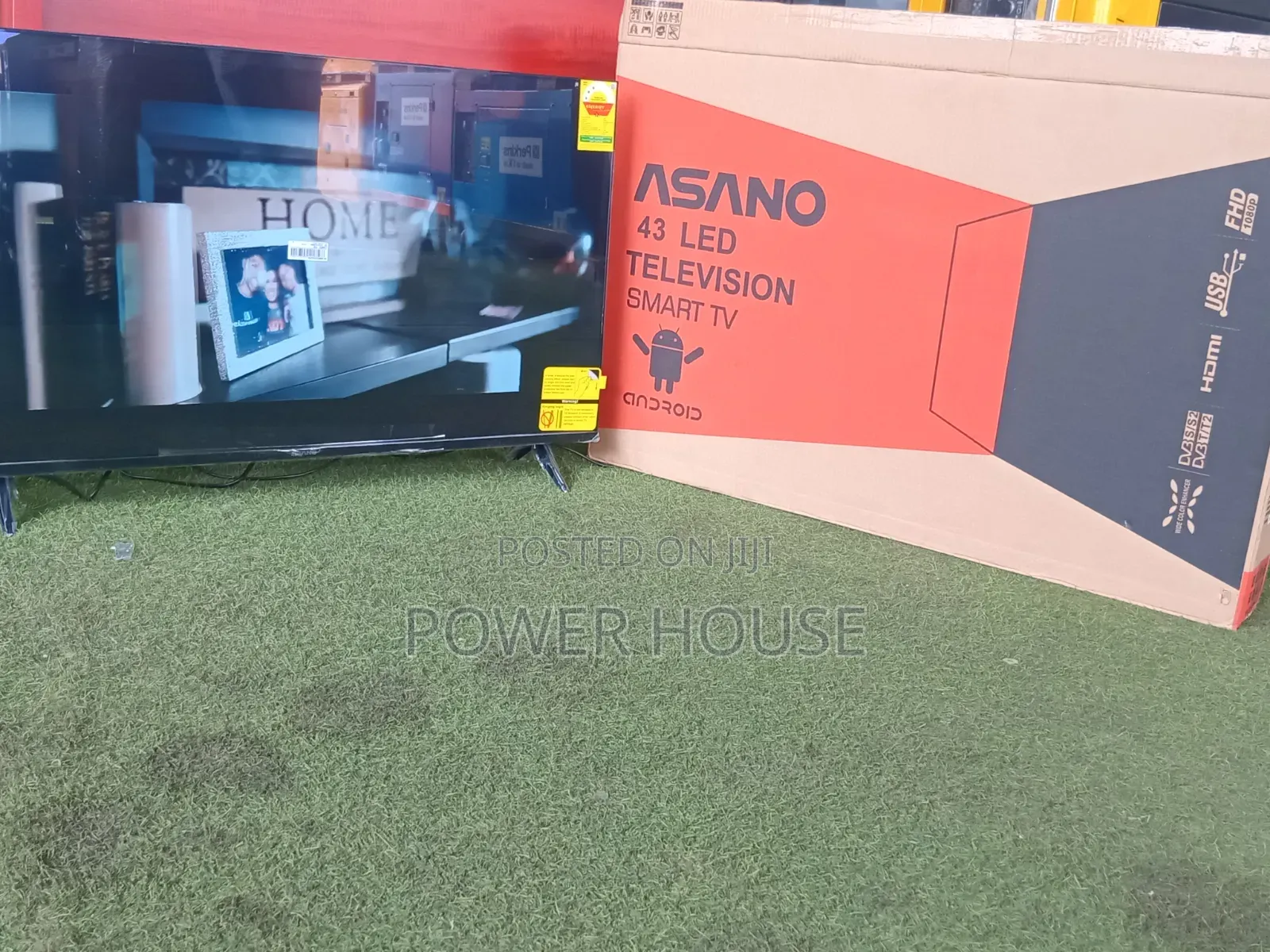43” Asano Smart Television Quality Entertainment for Movies, Football