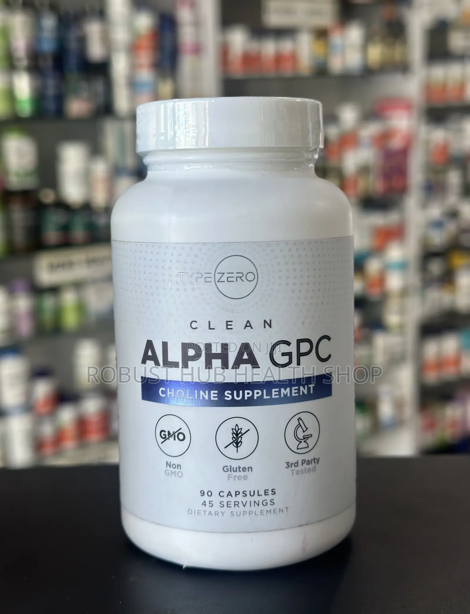 Alpha GPC 600mg, Choline Supplement