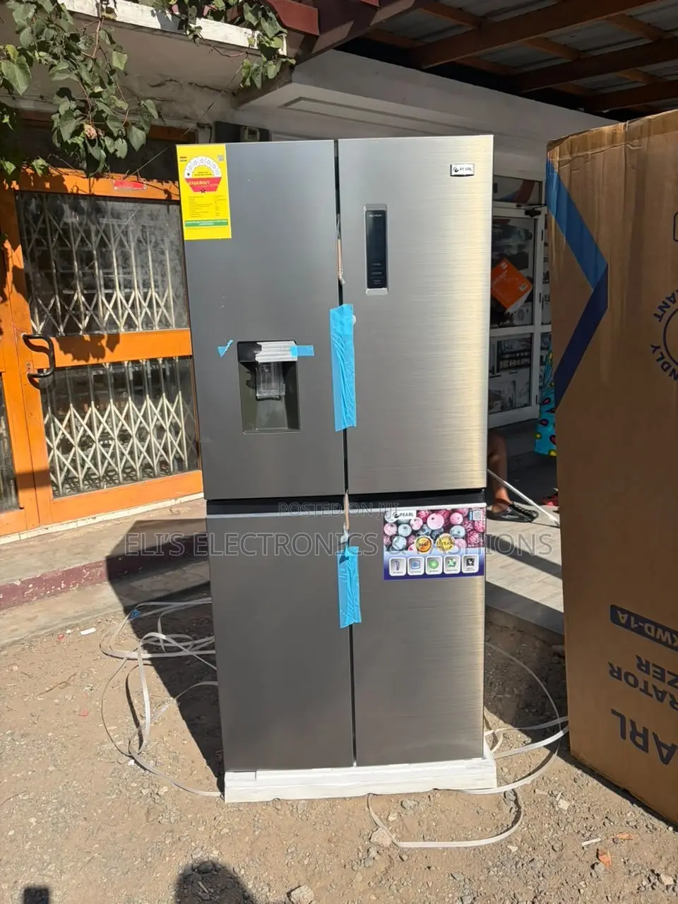 Pearl 421 Litres Side by Side Fridge With Water Dispenser