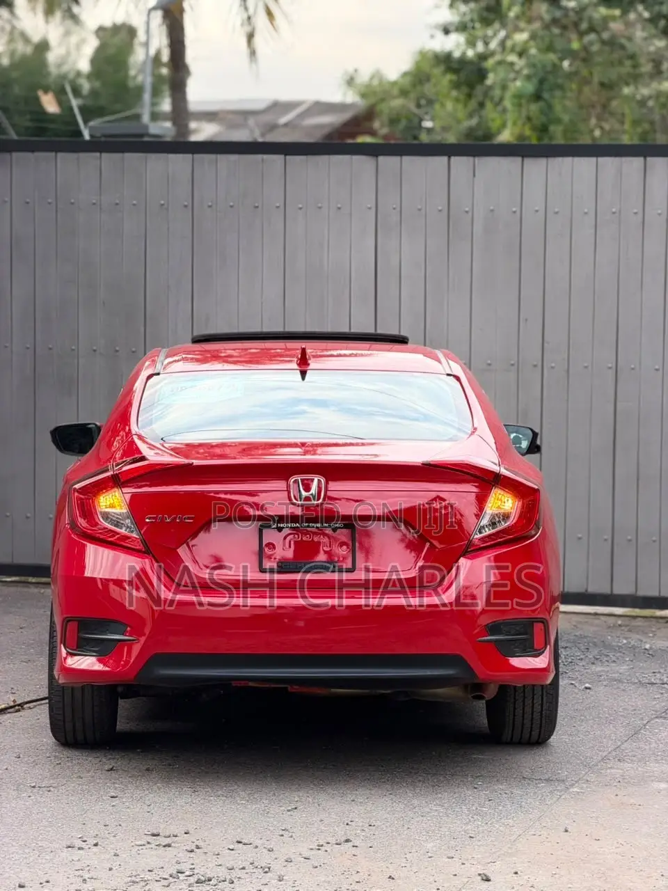 Honda Civic EX Sedan 2018 Red