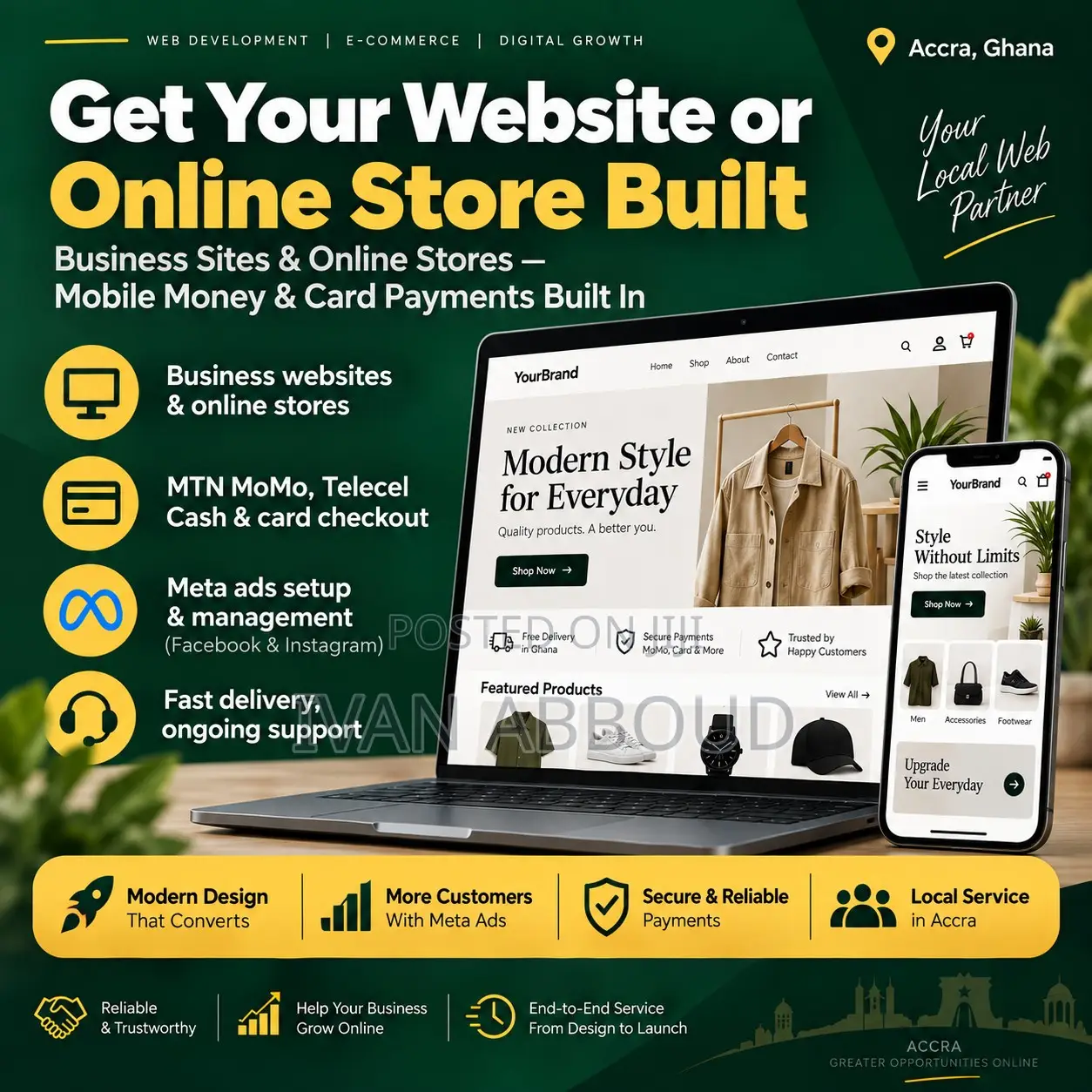 Web & Shopify Developer | Theme Builds, Checkout Fixes, Paystack/MoMo