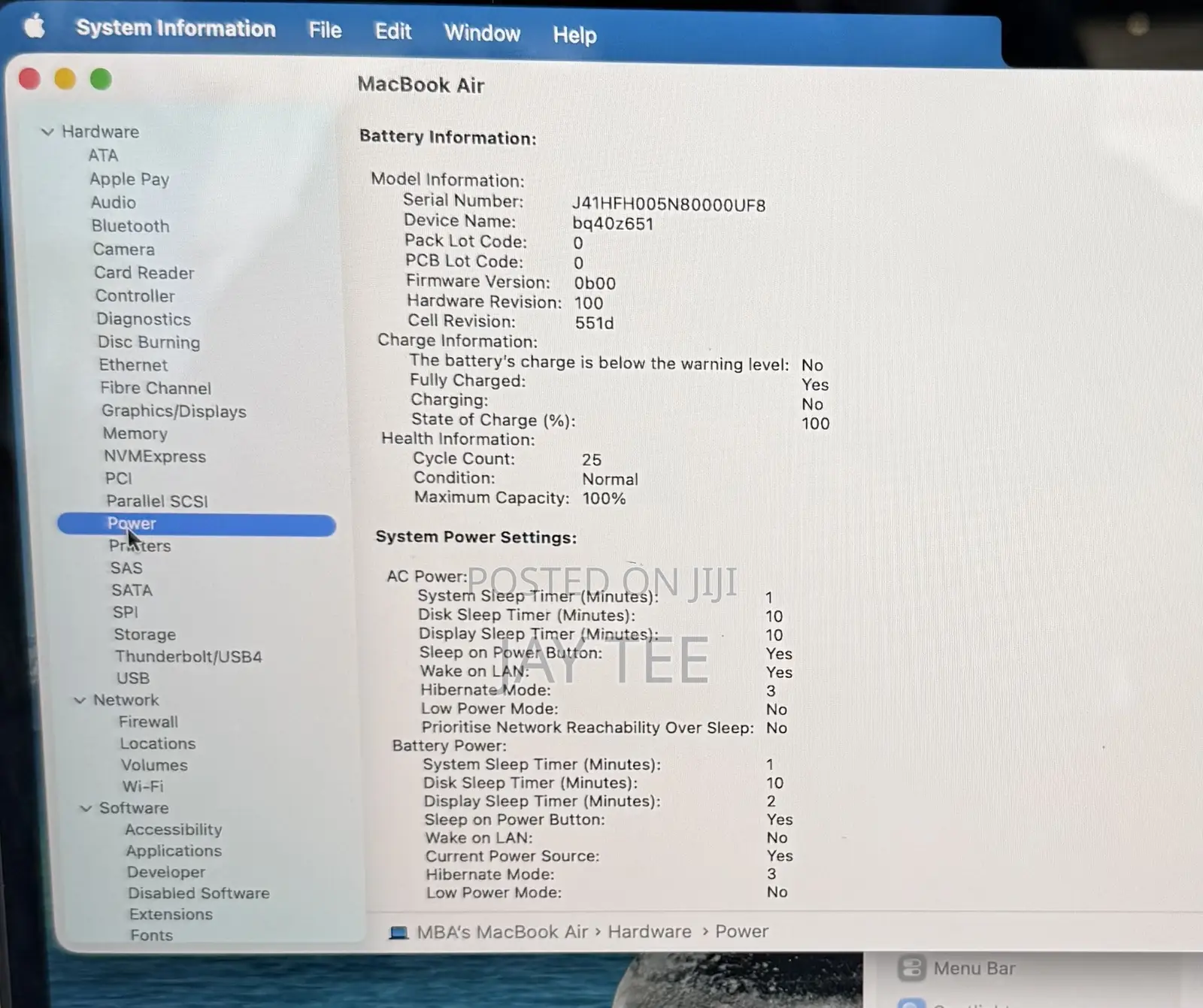 Laptop Apple MacBook Air 16GB Apple M4 SSD 256GB