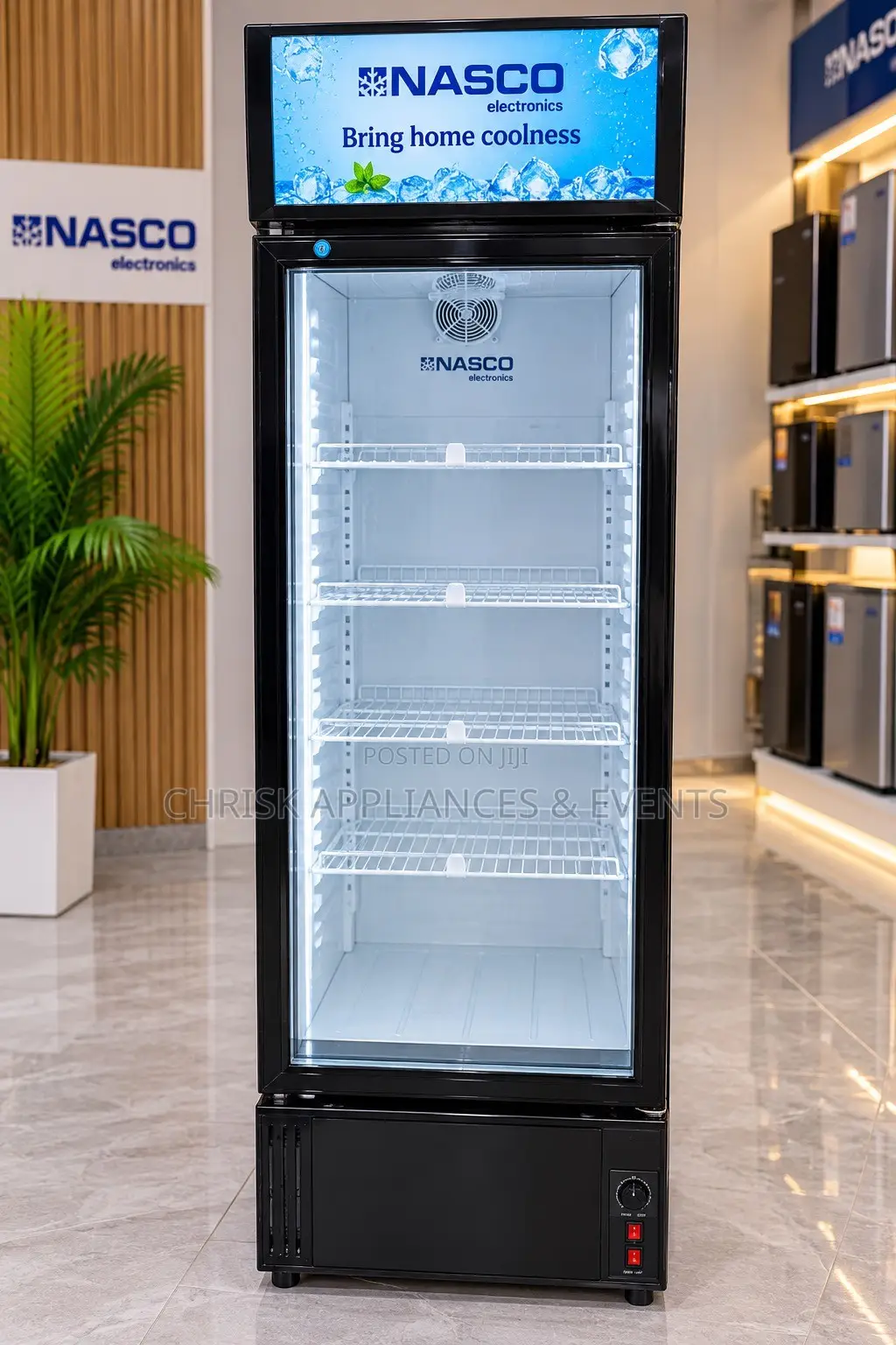 Nasco Nas-Fl360-1dr 298l Display Fridge