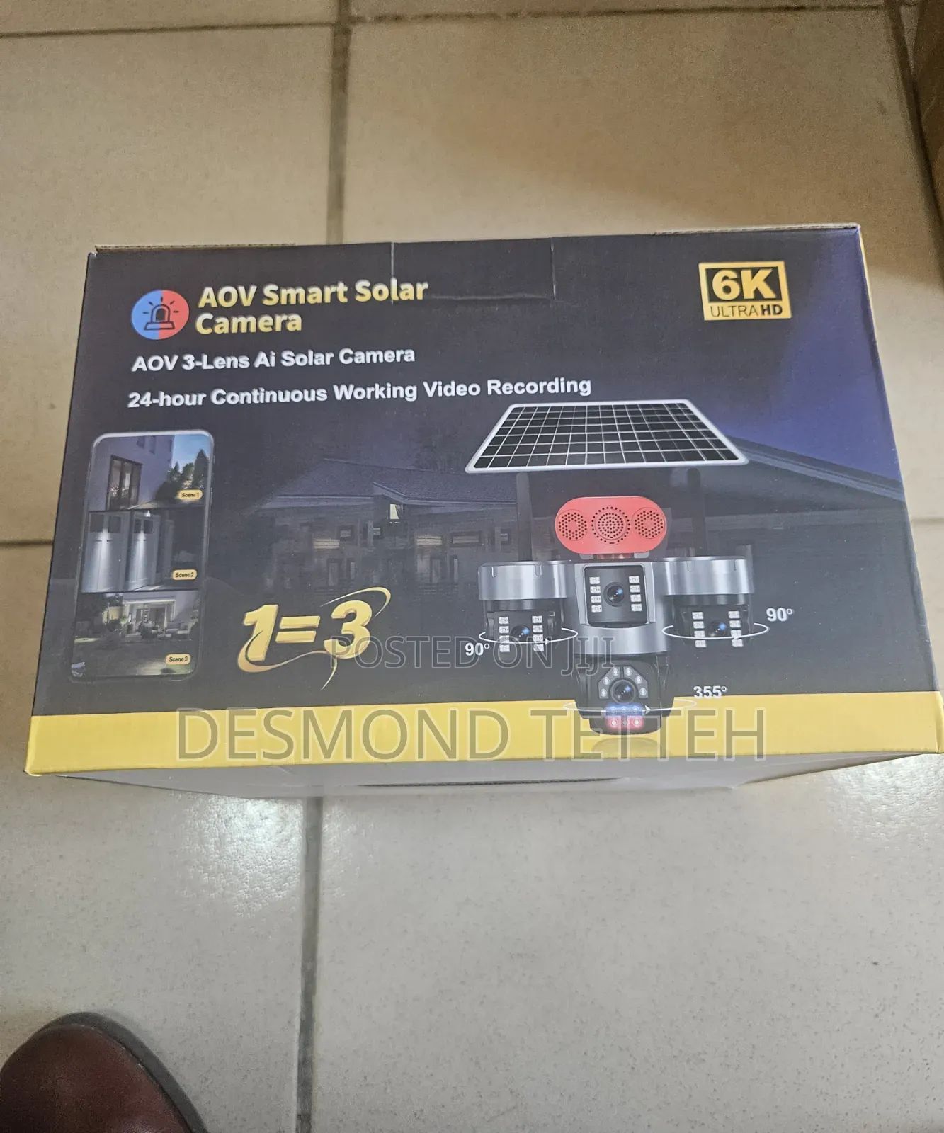 Aov Smart Solar CCTV Camera
