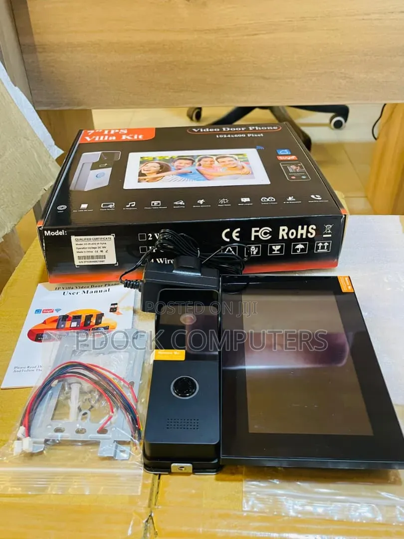 Tuya IP Video Intercom System Kits 1080P 7 Inch Poe Video