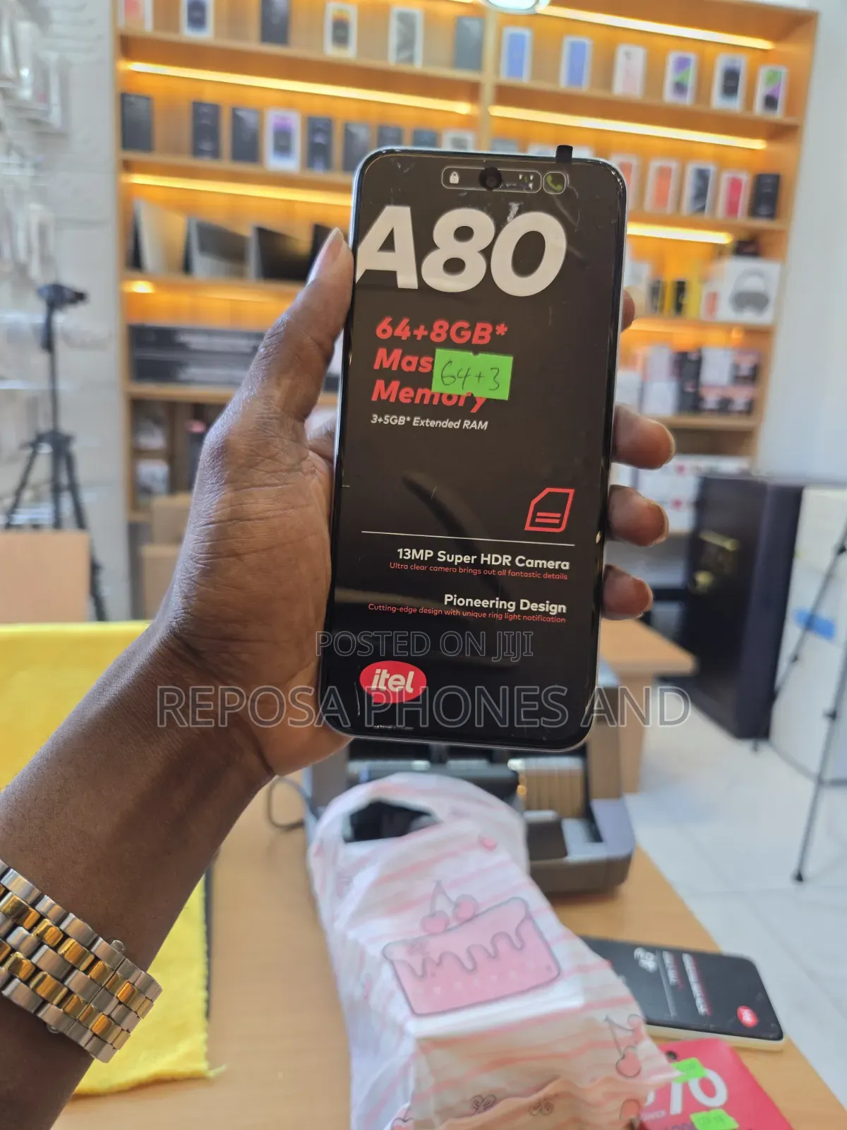 New Itel A80 64 GB White
