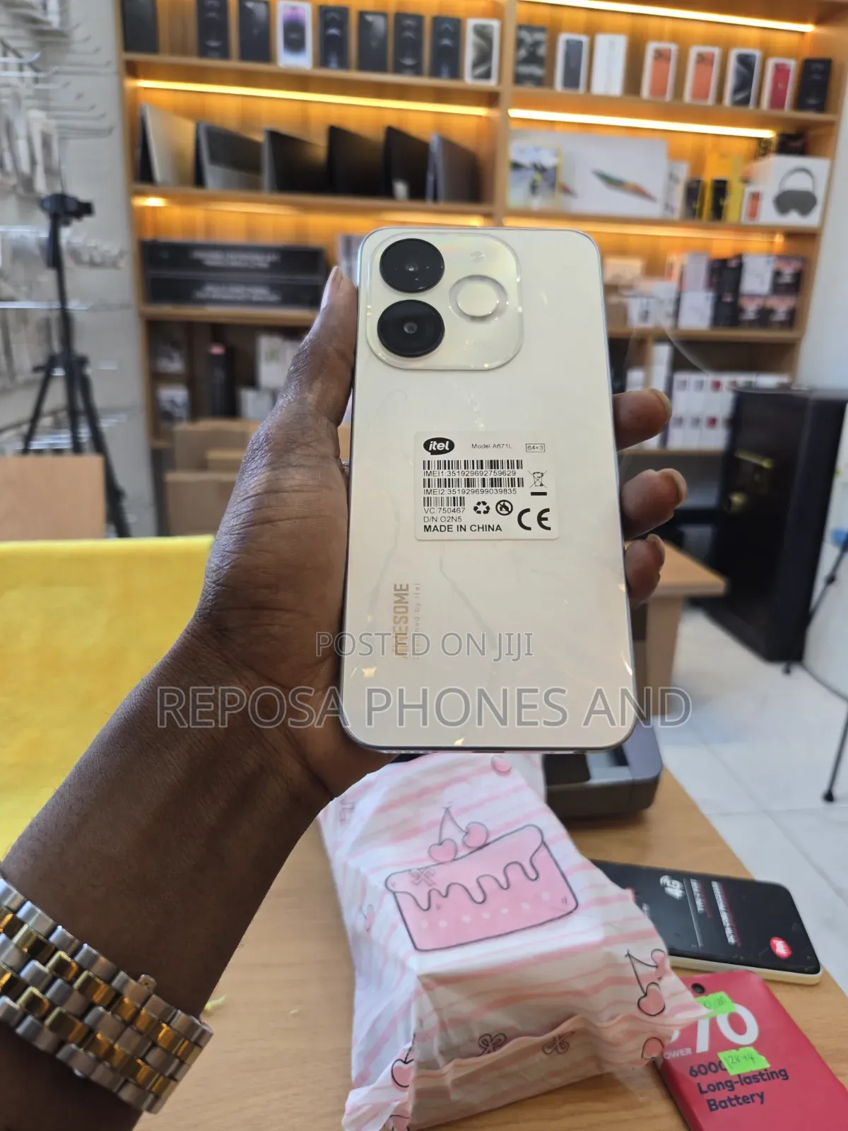 New Itel A80 64 GB White