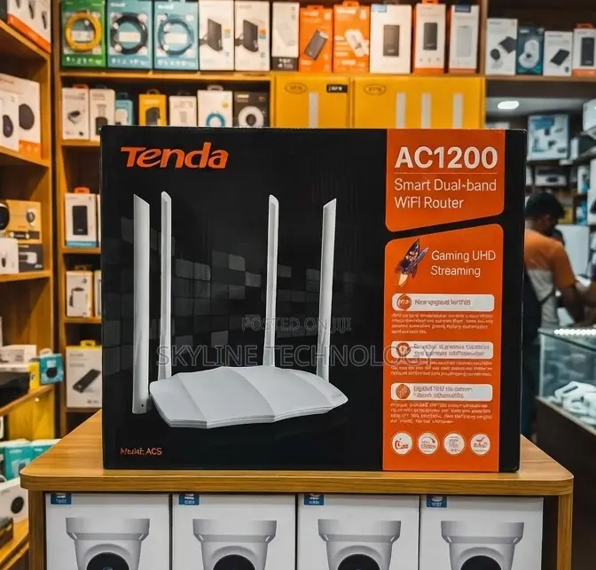 Tenda AC5 AC1200 Smart Dual-Band WiFi Extender and Access Point Router