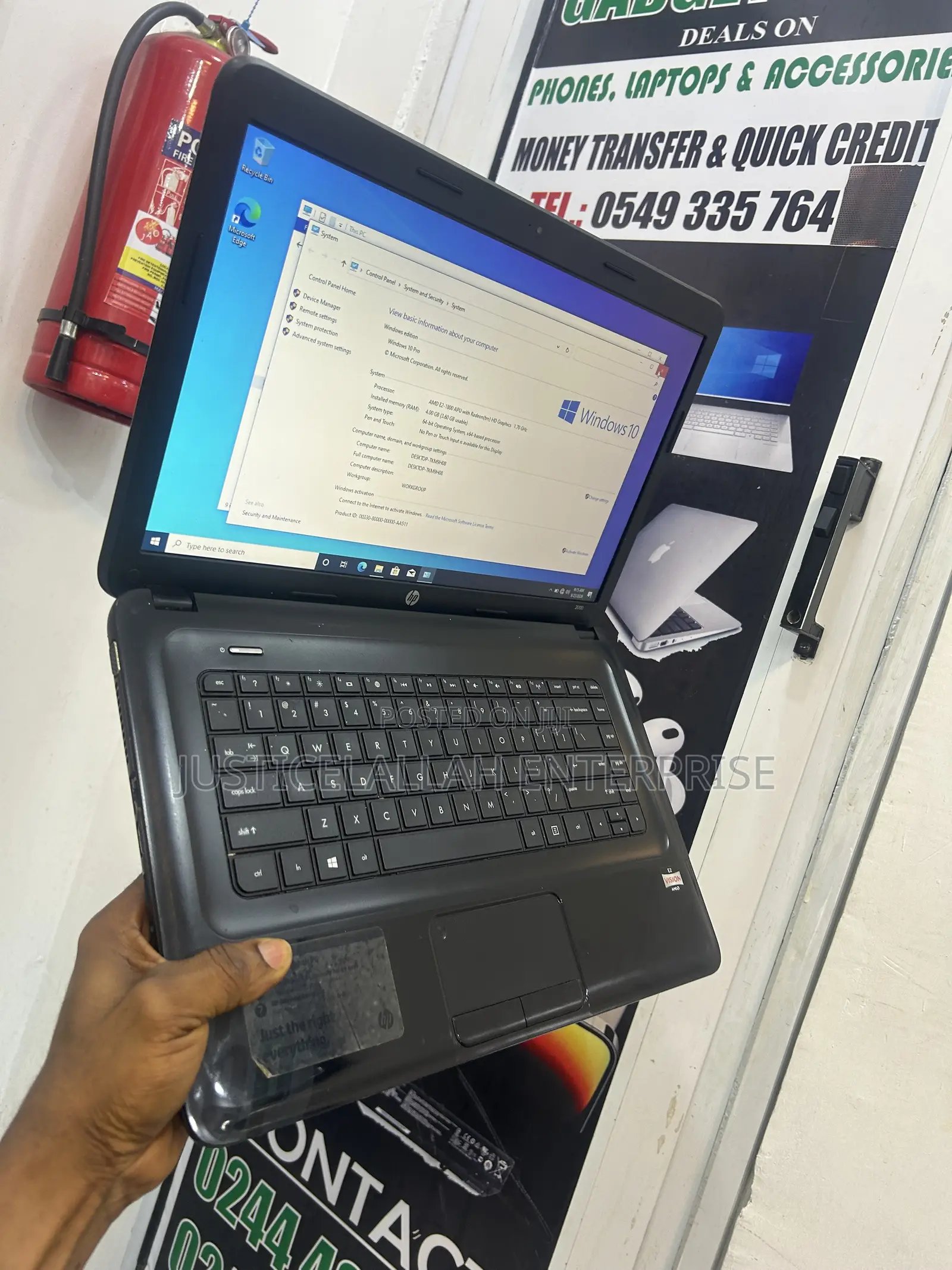 Laptop HP 4GB AMD HDD 500GB