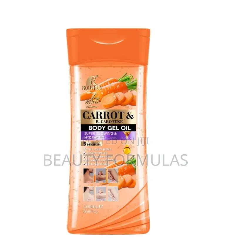 Roushun Carrot and B-Carrotene Body Gel Oil