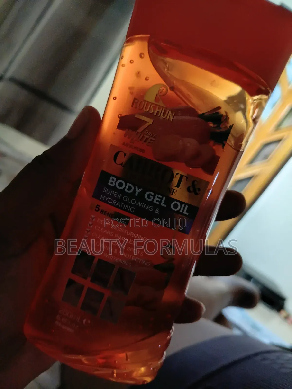 Roushun Carrot and B-Carrotene Body Gel Oil