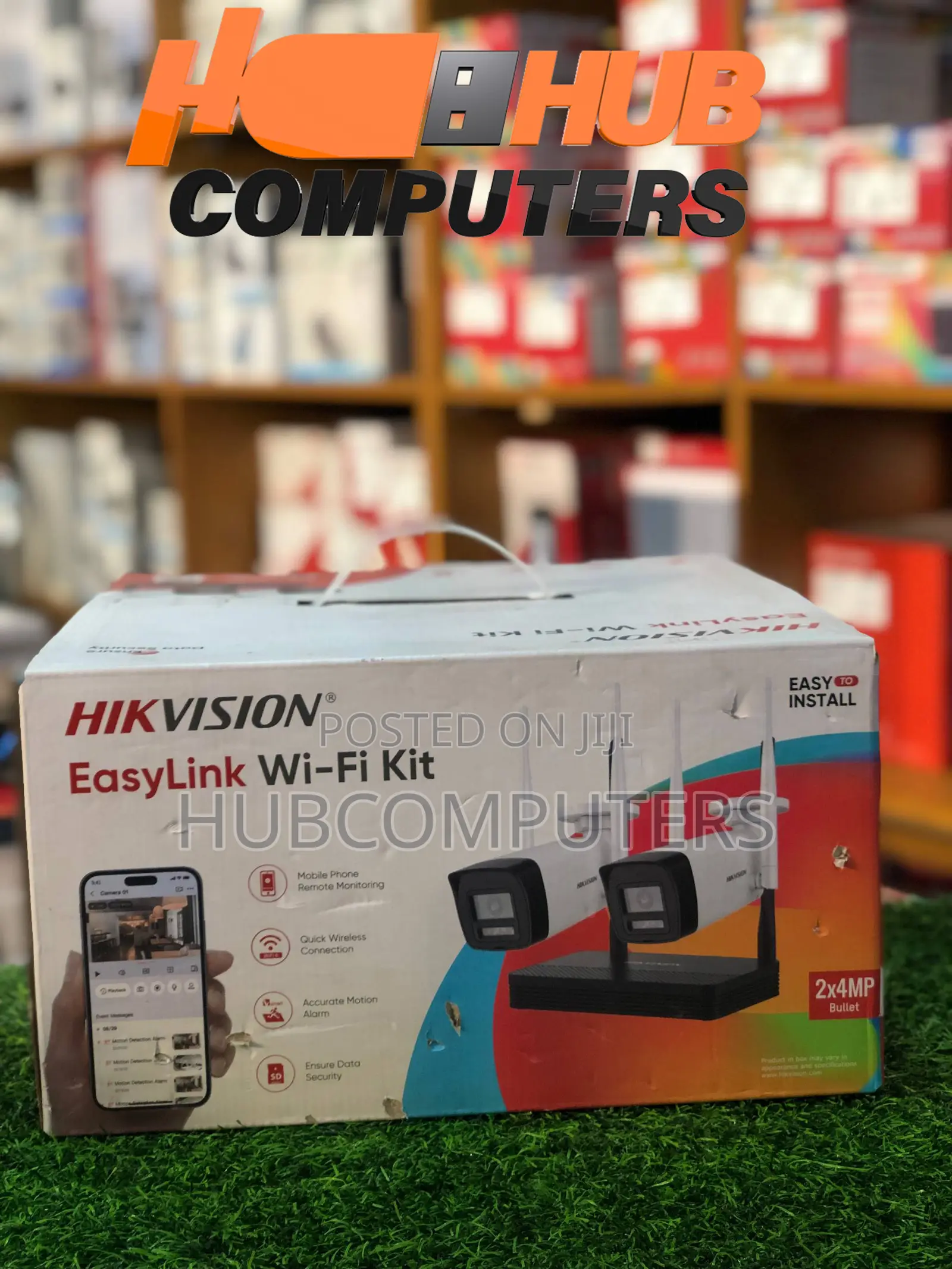 Hikvision (Nks424w0h) Two Bullet Wifi NVS Kit