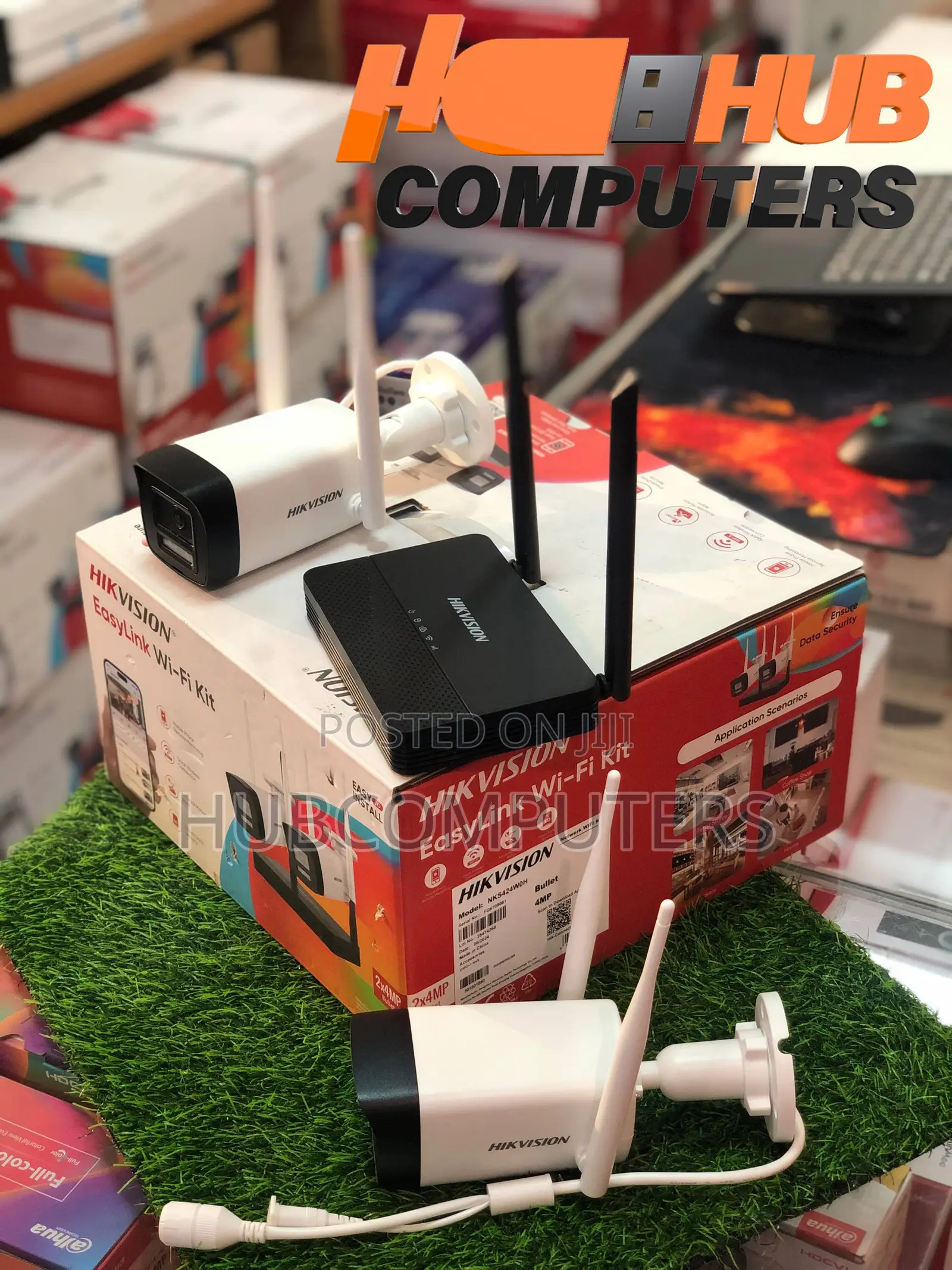 Hikvision (Nks424w0h) Two Bullet Wifi NVS Kit