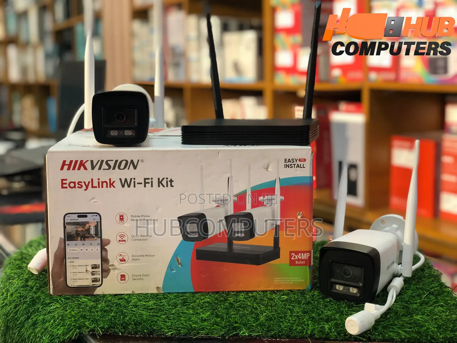 Hikvision (Nks424w0h) Two Bullet Wifi NVS Kit